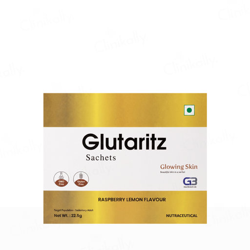 Glutaritz Glowing Skin Nutraceutical Sachet - Raspberry Lemon Flavour